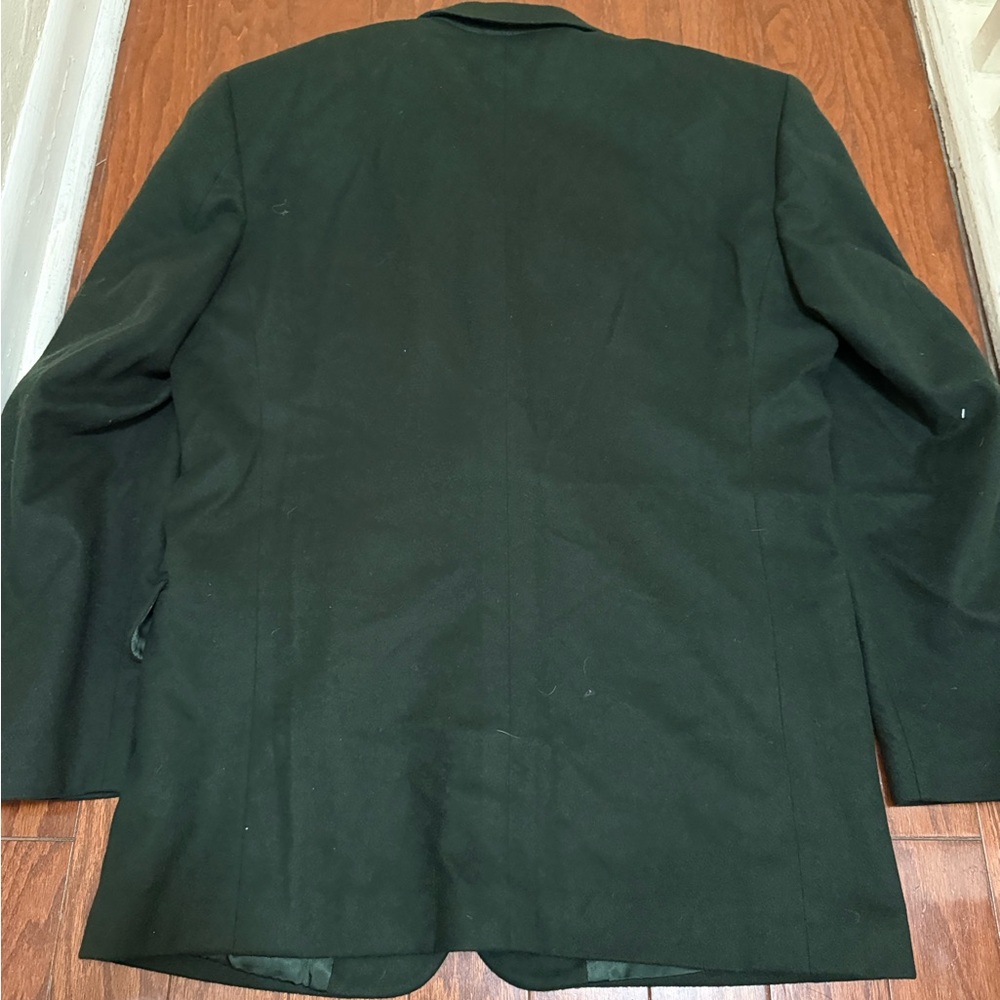 Vito Rufolo Green Men's Blazer Wool Cashmere Blazer Size 42 R Made Italy - Picture 7 of 7
